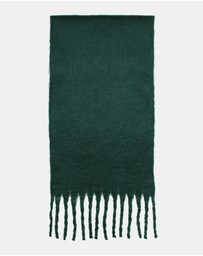 Morgan & Taylor - Cosette Chunky Two-Toned Scarf in Dark Green