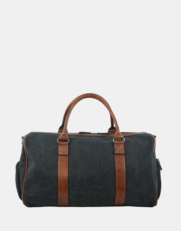 Pierre Cardin - Pierre Cardin Canvas Overnight Duffel Bag