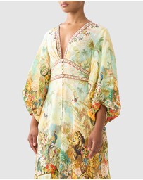 Camilla - Shaped Waistband Midi Dress