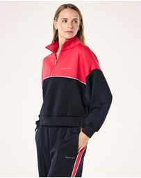P.E Nation - Boundless Zip Neck Sweat
