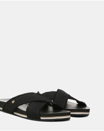 Vionic - Panama Beach Slide - Black Canvas