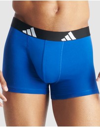adidas Sportswear - 3 Pack Active Flex Cotton Trunk Underwear