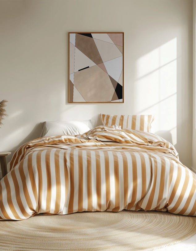 Olive et Oriel - Geometric Beige Art No.1 by Elena Ristova Art Print