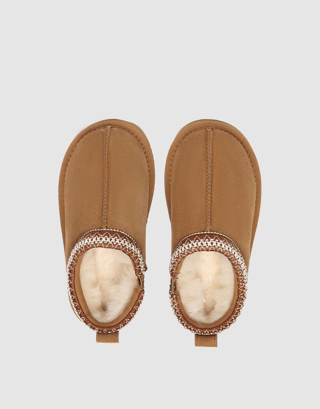 EVERAU - Australian Shepherd Ugg Tay Kids Cow Suede Upper House Shoes