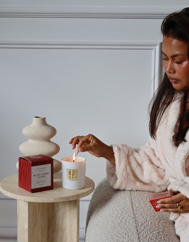 Caitlin Louise Collection - Black Cherry Woods Candle