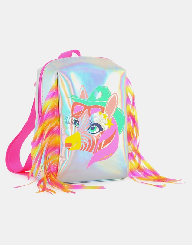 Billieblush - Zebra Print Fringe Rucksack - Babies-Teens