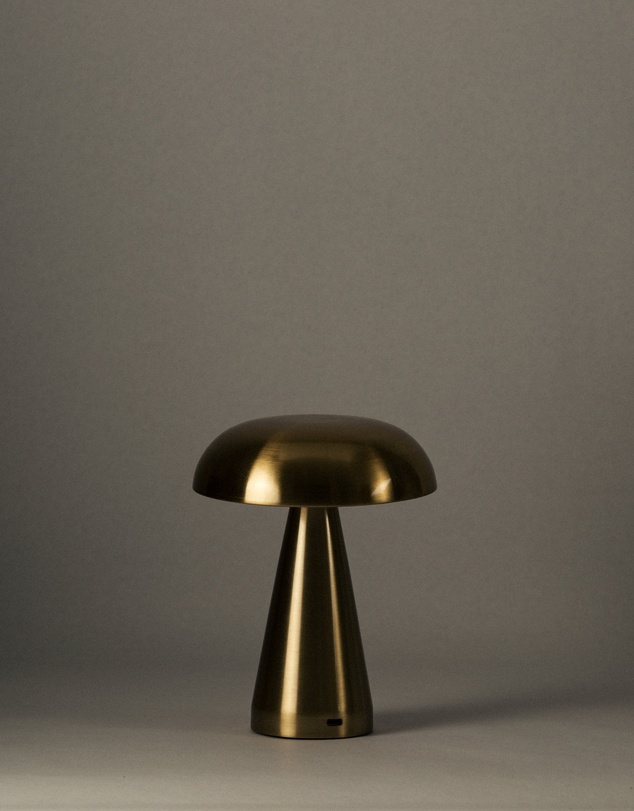 Dennis Did It - Portable Metal Touch Lamp Brassy Gold
