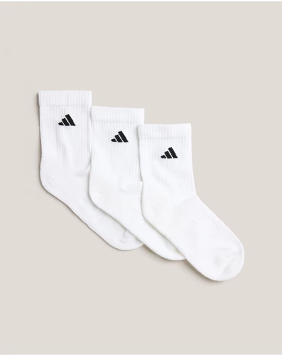 adidas Performance - 3-Pack Cushioned Sportswear Crew Socks - Kids