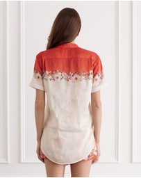 Aqua Blu Australia - Bouquet Taylor Shirt