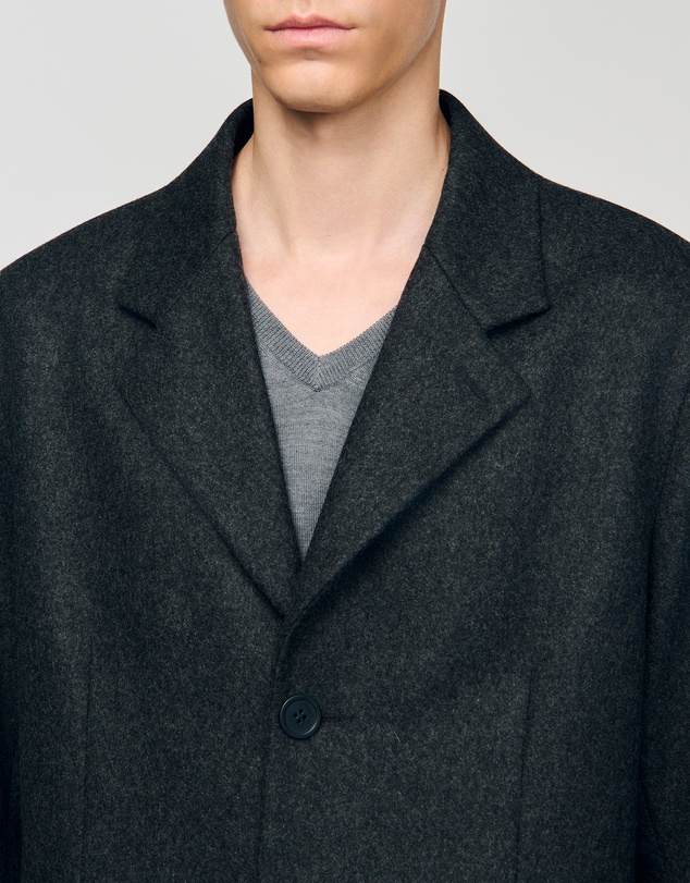 Sandro - New Heather Apollo Overcoat