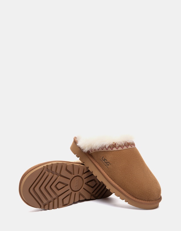 EVERAU - Australian Shepherd Ugg Liora Slipper Cow Suede Upper House Shoes