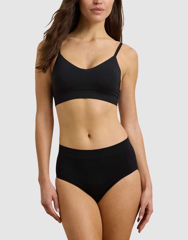 Lauren by Ralph Lauren - Lauren Seamless Recycled Jersey High Waist Full Brief