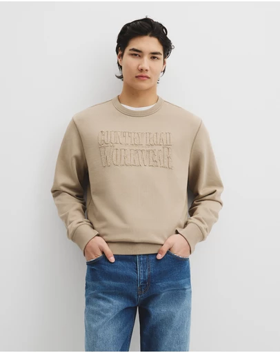 Country Road - Workwear Australian Cotton Crew Neck