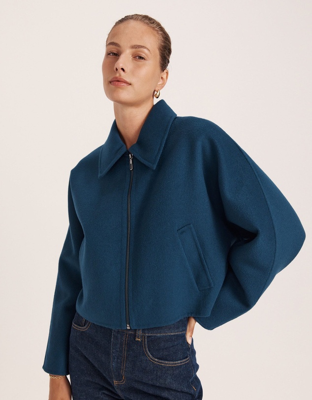 SABA - Kayla Wool Bomber Jacket