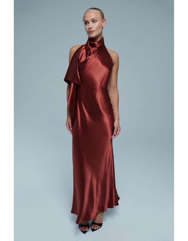 Bardot - Sierra Drape Front Maxi Dress