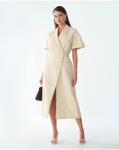 Willa - Sil Midi Dress