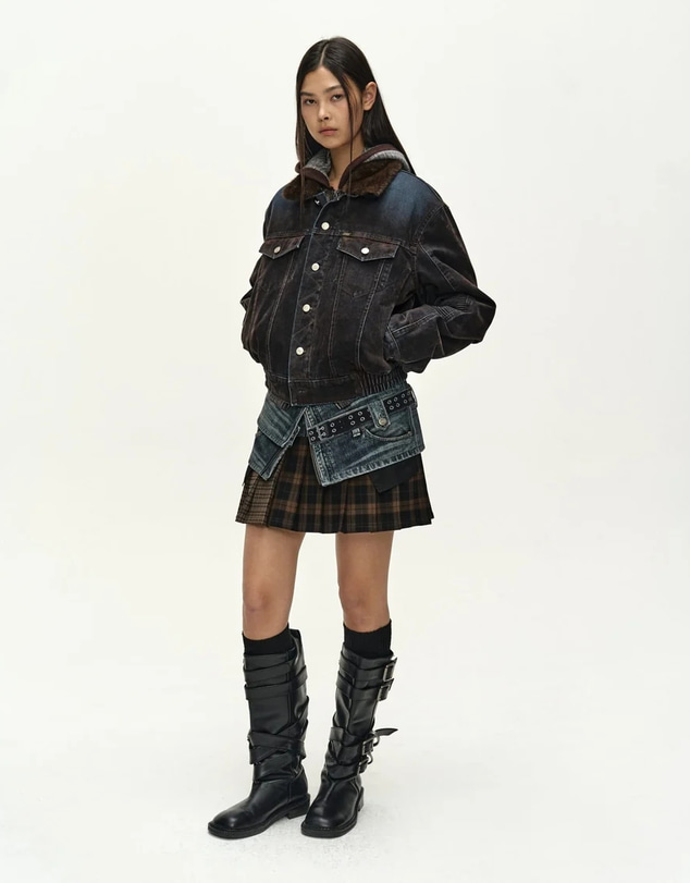 Andersson Bell - Padded Denim Bomber Jacket