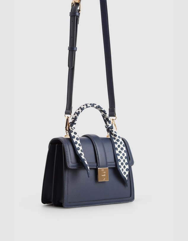Laura Jones - Scarf Top Handle Bag