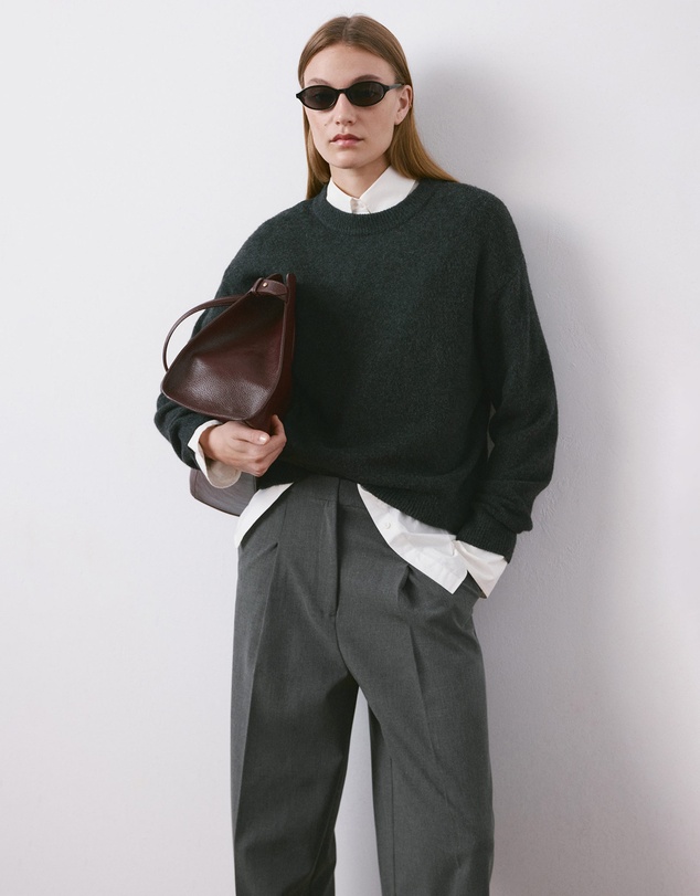 M.N.G - Straight-Fit Pleated Trousers
