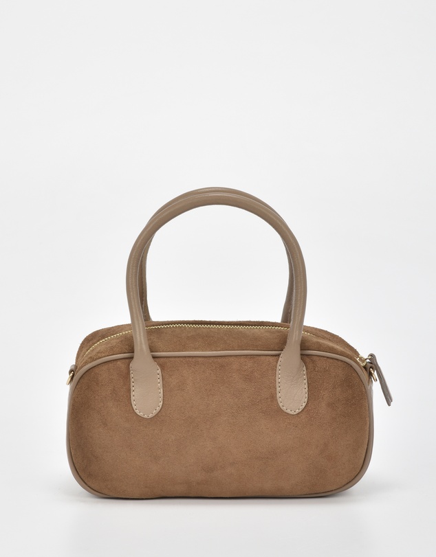 Cobb & Co - Elwood Suede Leather Crossbody Bowler Bag
