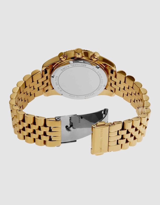 Michael Kors - Lexington Gold Tone Chronograph Watch