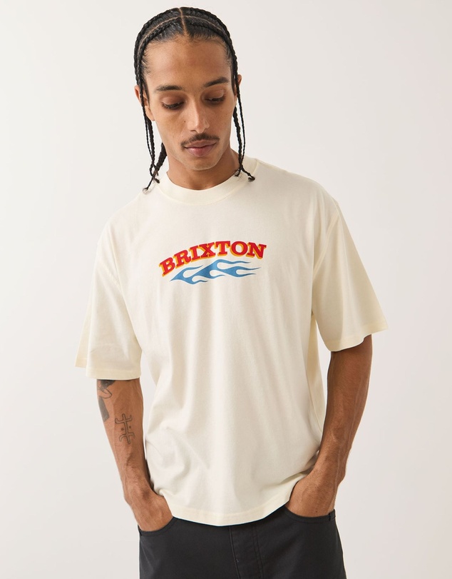 Brixton - Clifton Short Sleeve Boxed Crop Tee