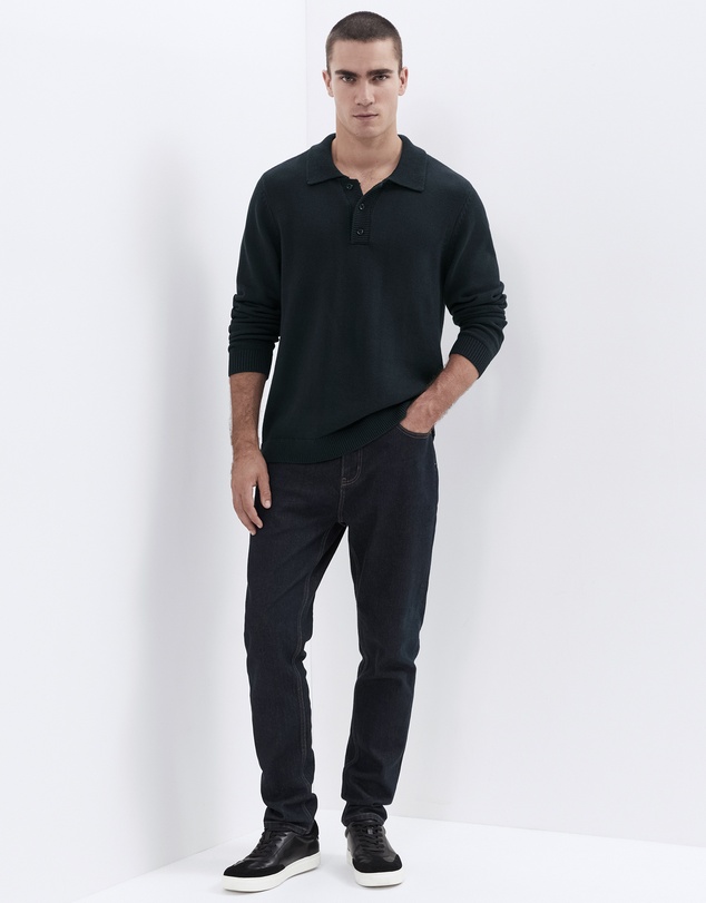 UNISON - Knit L/S Polo