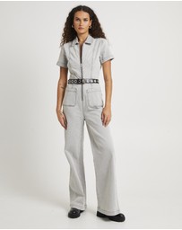 Insight - Nikki Denim Maxi Boiler Suit