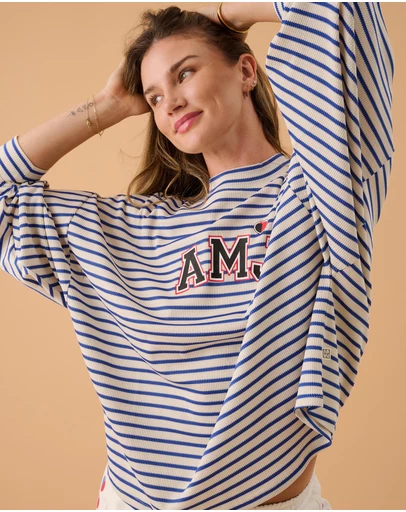 Araminta James - AMJ Waffle LS Top
