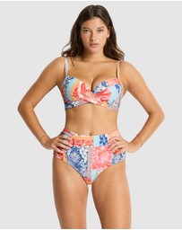 Sea Level Australia - Coco Island High Waist Gathered Side Pant