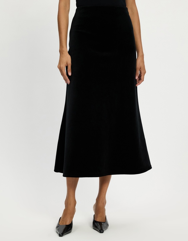 Mossée - Gianna Premium Velvet A-Line Skirt