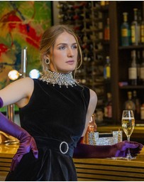 DENTS - Long Opera Satin Gloves