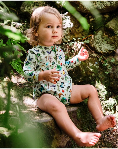 Fleur Harris - 'Beautiful World' Drift Bodysuit in Basil