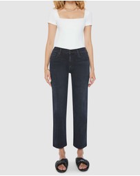 MOTHER - The Mid Rise Zip Rambler Ankle Jeans