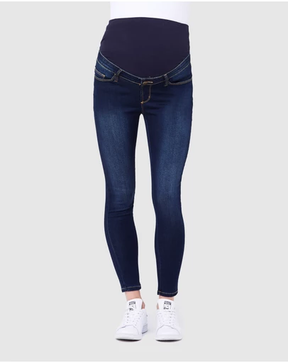 Ripe Maternity - Rebel Ankle Grazer Jeggings