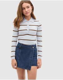 Seed Heritage - Polo Collar Knit Sweater - Teen