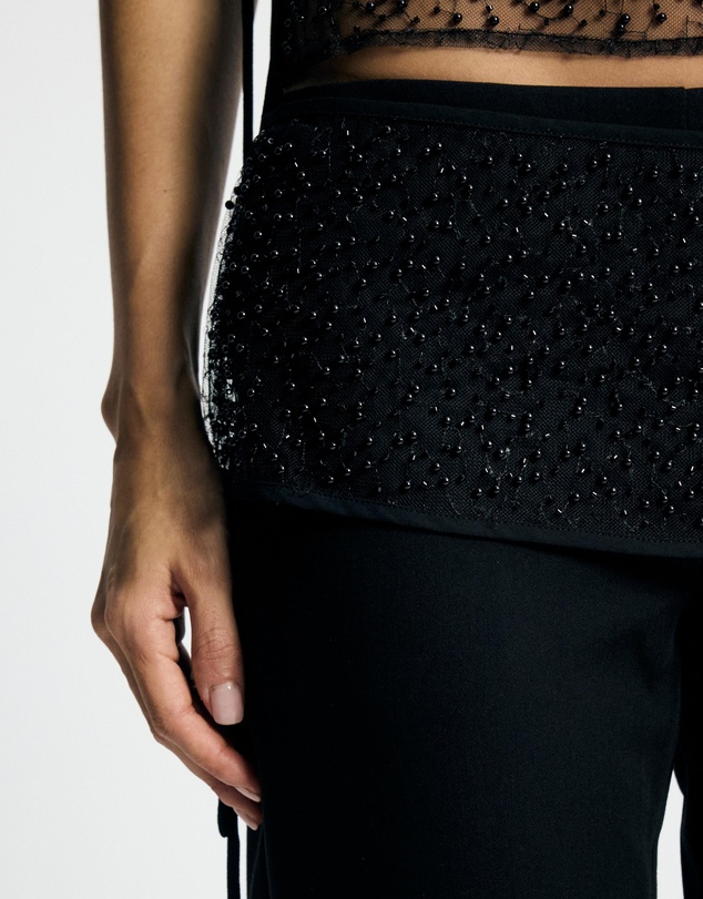 Lover - Amaryllis Beaded Belt Tailored Pants