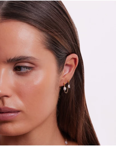 Alana Maria - Angelica Earrings - Gold