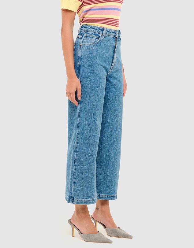 Abrand - 94 Wide Crop Jeans