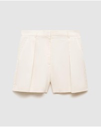 M.N.G - Max Linen-Blend Bermuda Shorts