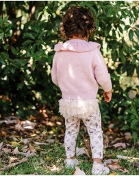 Fleur Harris - Dancing Butterflies Fabulous Frilled Legging in Pearl