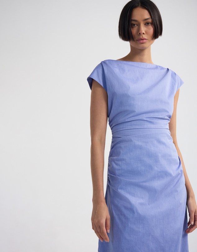 Oxford - Montana Stretch Boatneck Dress