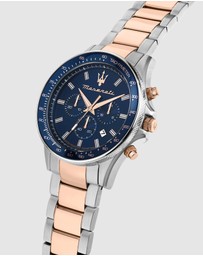 Maserati - Sfida Two Tone Chronograph Watch