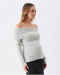 Ripe Maternity - Maisy Off Shoulder Knit