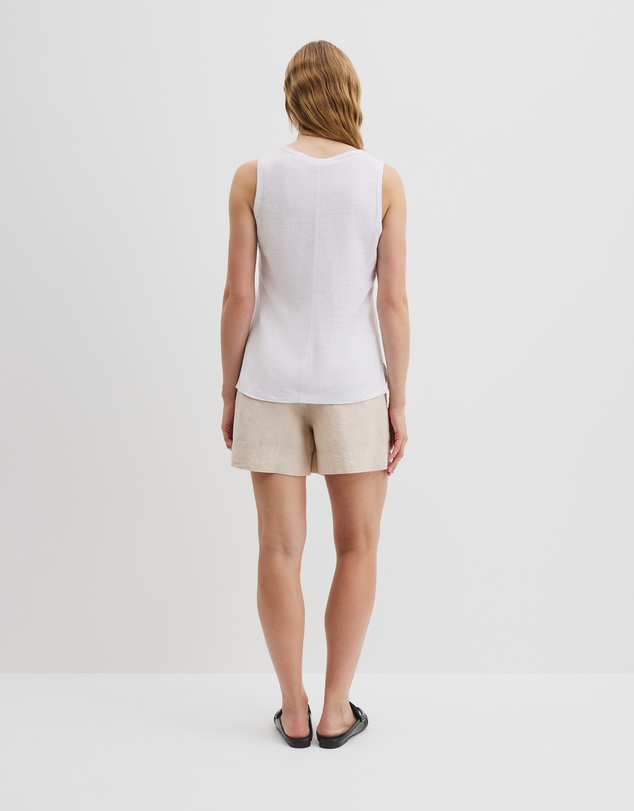 Country Road - Linen Scoop Neck Tank