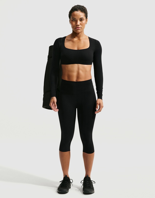 Nike - Zenvy Light-Support Padded LS Sports Bra