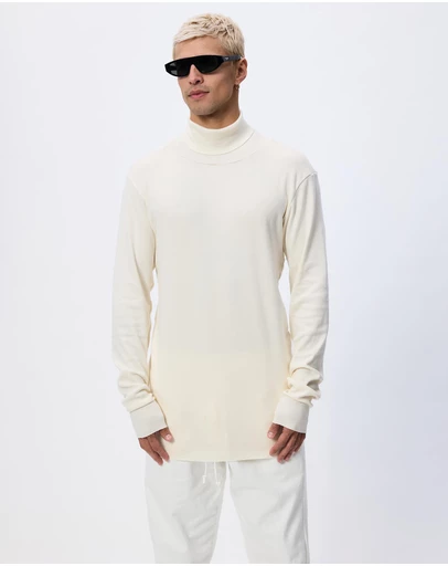 Surrounded By Ghosts - The Atacamite Slim Rib Knit Turtle Neck T-Shirt