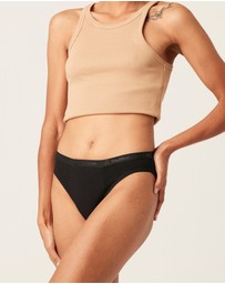 Modibodi - Classic Period Bikini Super Absorbency Black