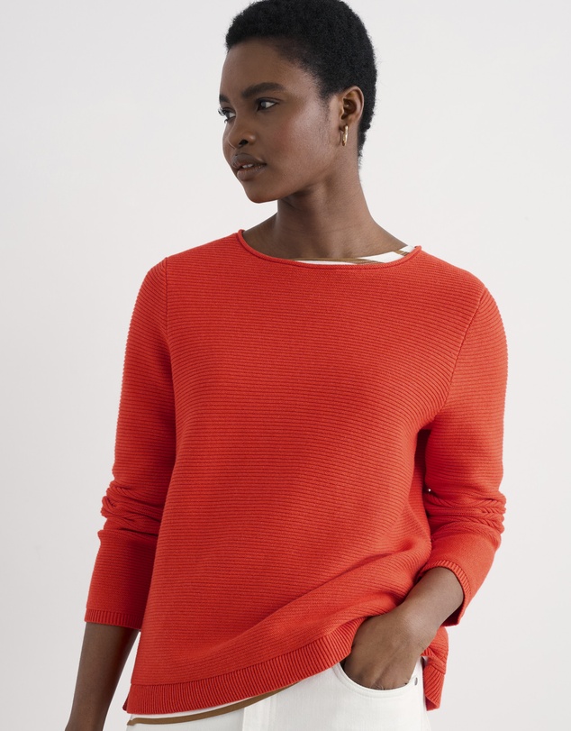 Seasalt - Seasalt Cornwall Orange Makers Jumper