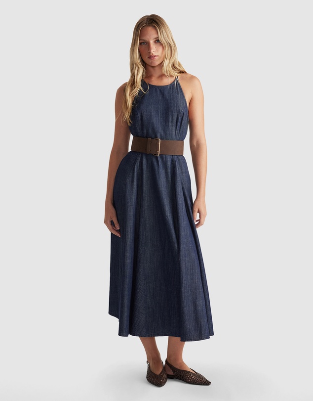 Decjuba - Darcy Denim Maxi Dress